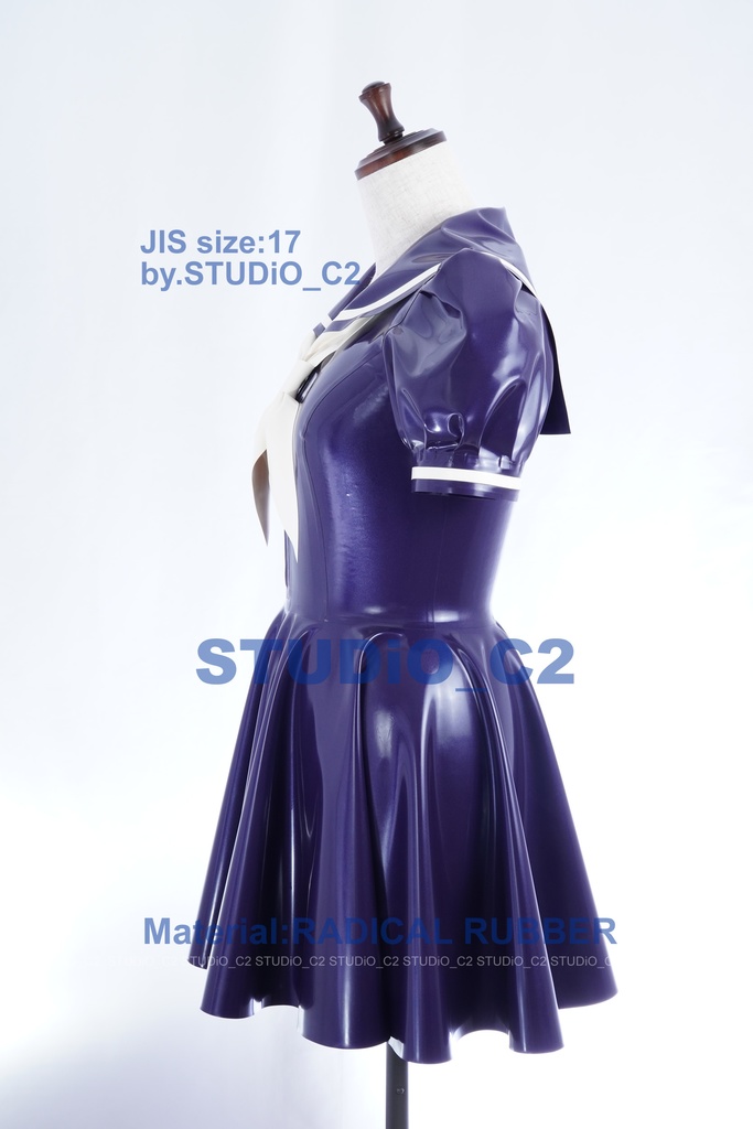 「売り切れました」試作ラバーセーラー服 17号サイズ B