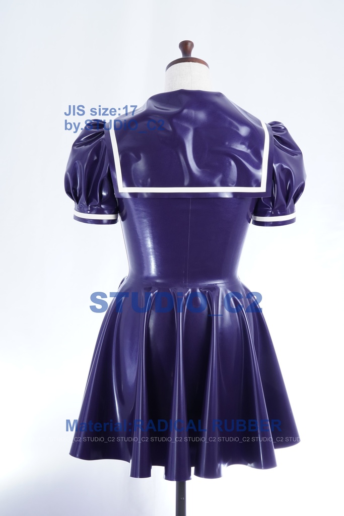 「売り切れました」試作ラバーセーラー服 17号サイズ B