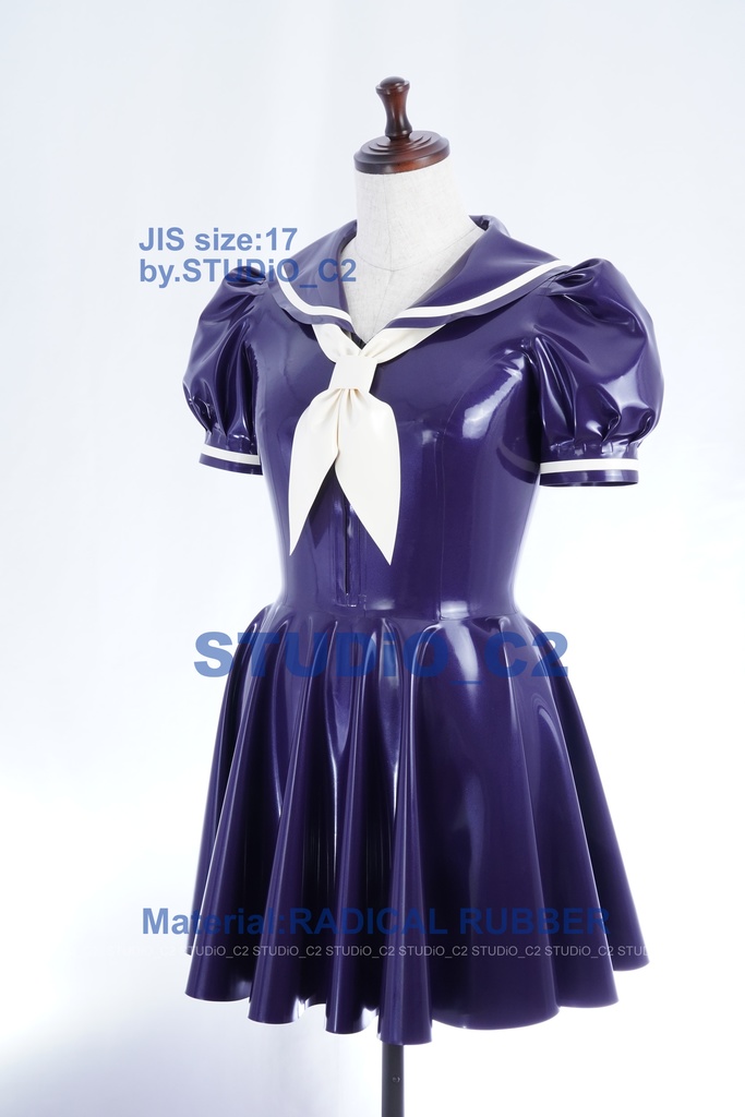 「売り切れました」試作ラバーセーラー服 17号サイズ B