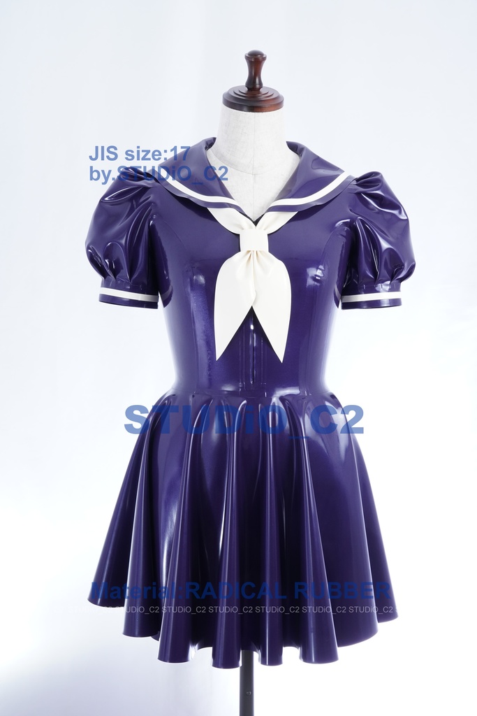 「売り切れました」試作ラバーセーラー服 17号サイズ B