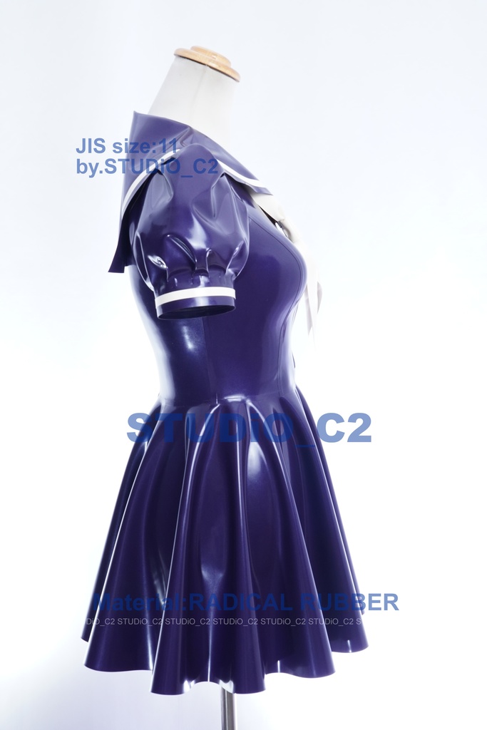 (売り切れました)試作ラバーセーラー服 11号サイズ C