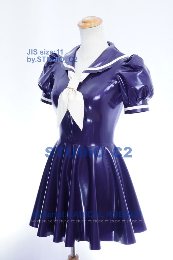 (売り切れました)試作ラバーセーラー服 11号サイズ C