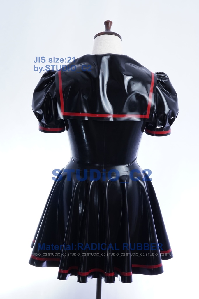 「売り切れました」試作ラバーセーラー服 21号サイズ