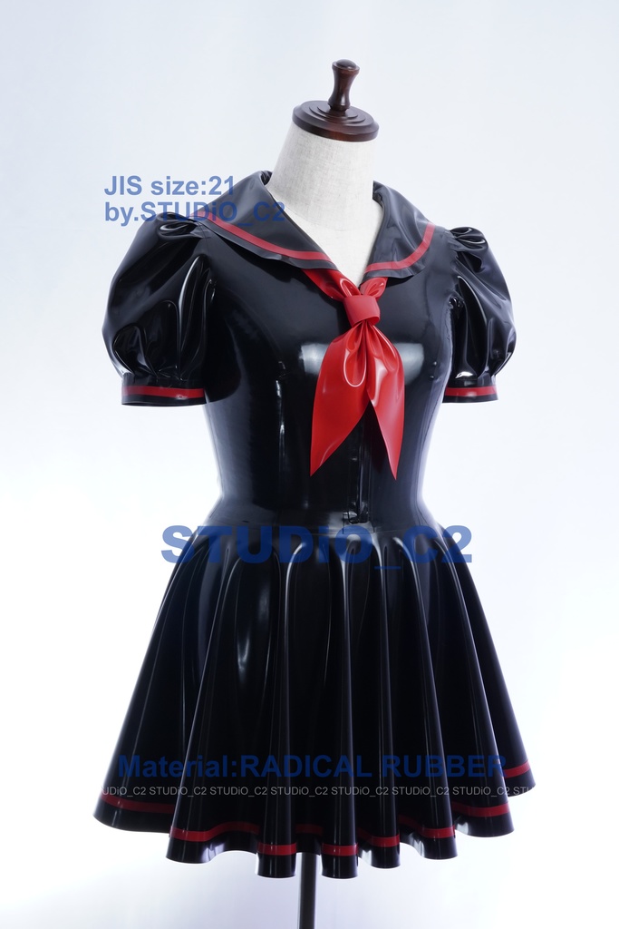 「売り切れました」試作ラバーセーラー服 21号サイズ