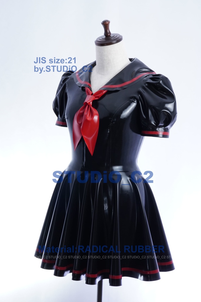 「売り切れました」試作ラバーセーラー服 21号サイズ