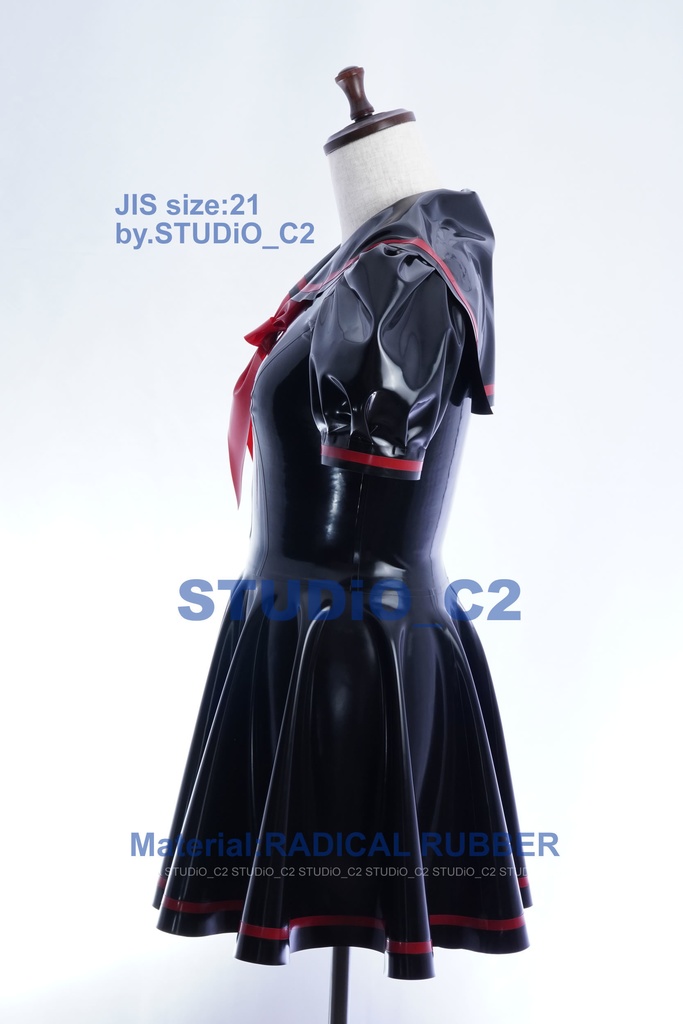 「売り切れました」試作ラバーセーラー服 21号サイズ
