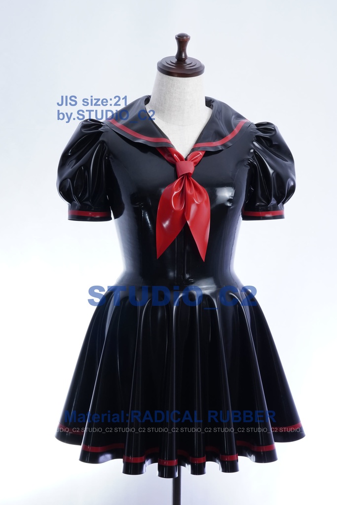 「売り切れました」試作ラバーセーラー服 21号サイズ