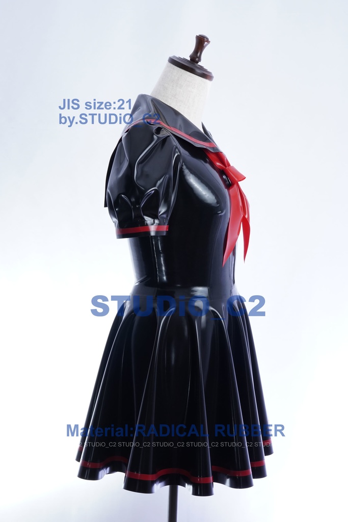 「売り切れました」試作ラバーセーラー服 21号サイズ