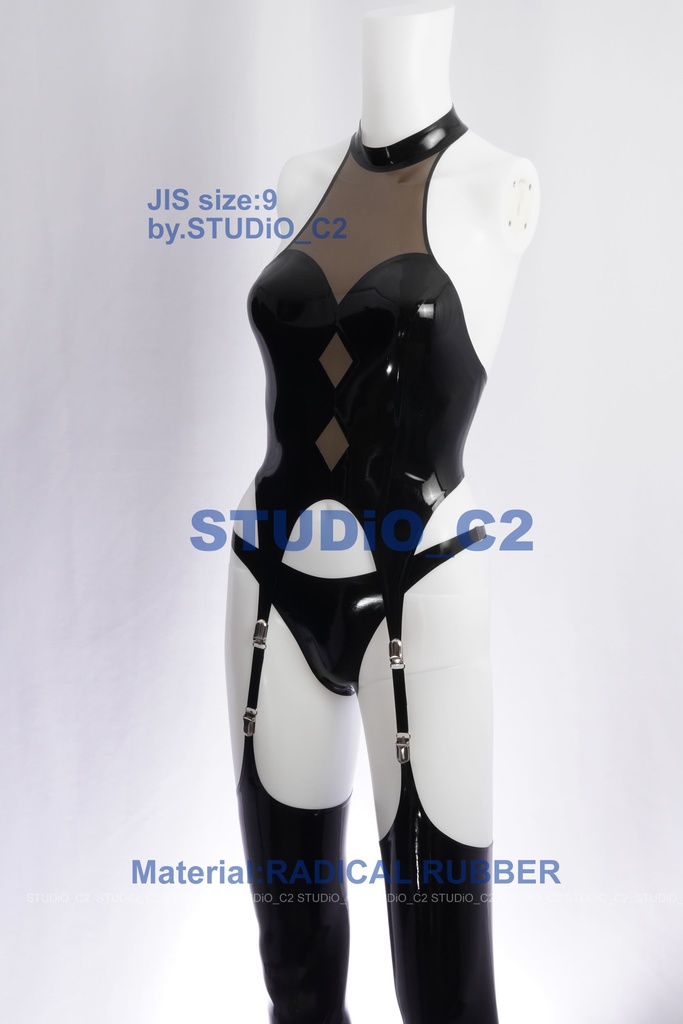 ハイネック バスク ボンデージ 9号サイズ