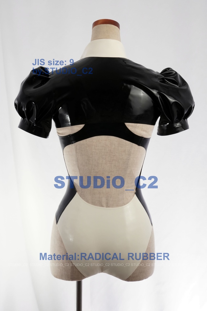 「売り切れました」ラバー競泳水着&ショートトップ 9号