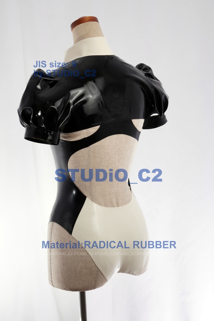 「売り切れました」ラバー競泳水着&ショートトップ 9号