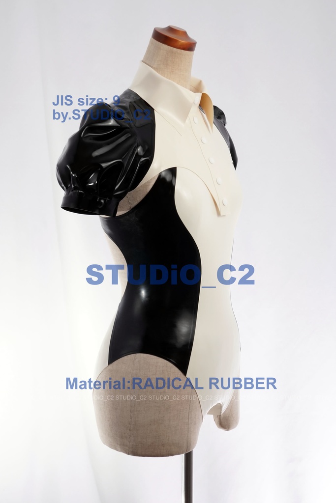 「売り切れました」ラバー競泳水着&ショートトップ 9号