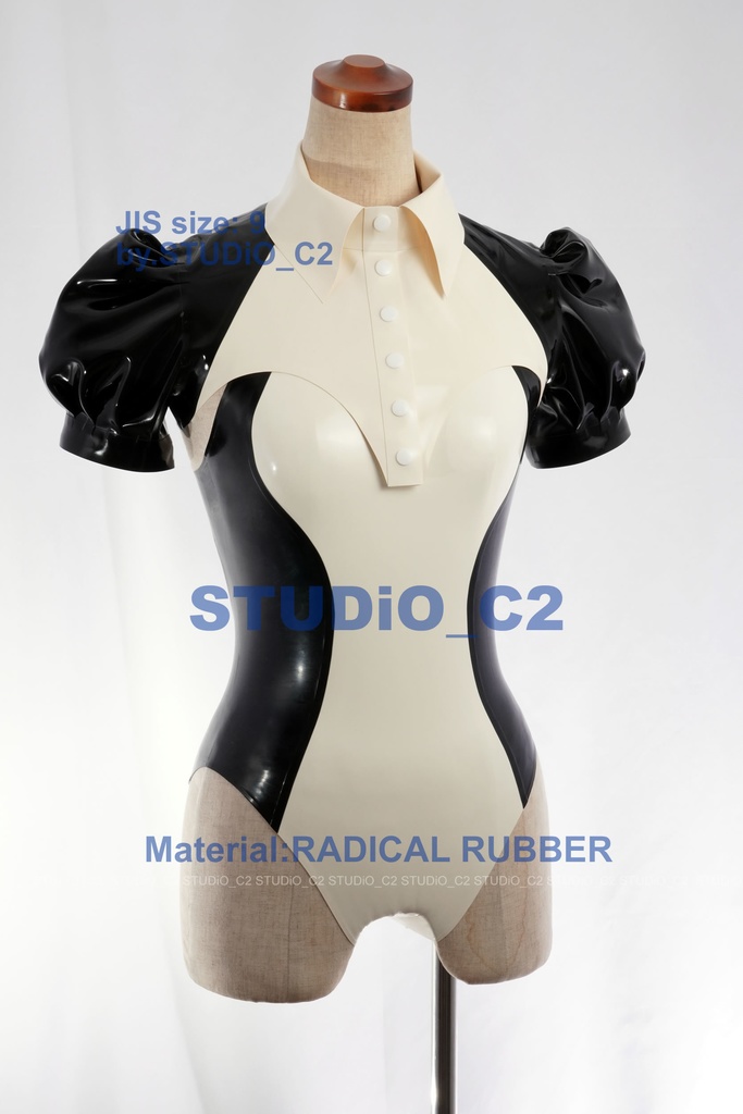 「売り切れました」ラバー競泳水着&ショートトップ 9号