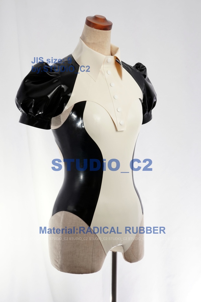 「売り切れました」ラバー競泳水着&ショートトップ 9号