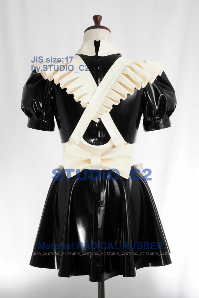 「売り切れました」ラバーメイド服17号サイズ チョーカー襟バージョン