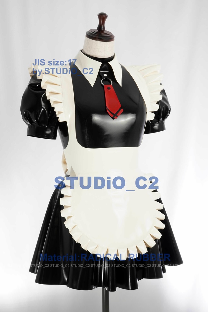 「売り切れました」ラバーメイド服17号サイズ チョーカー襟バージョン