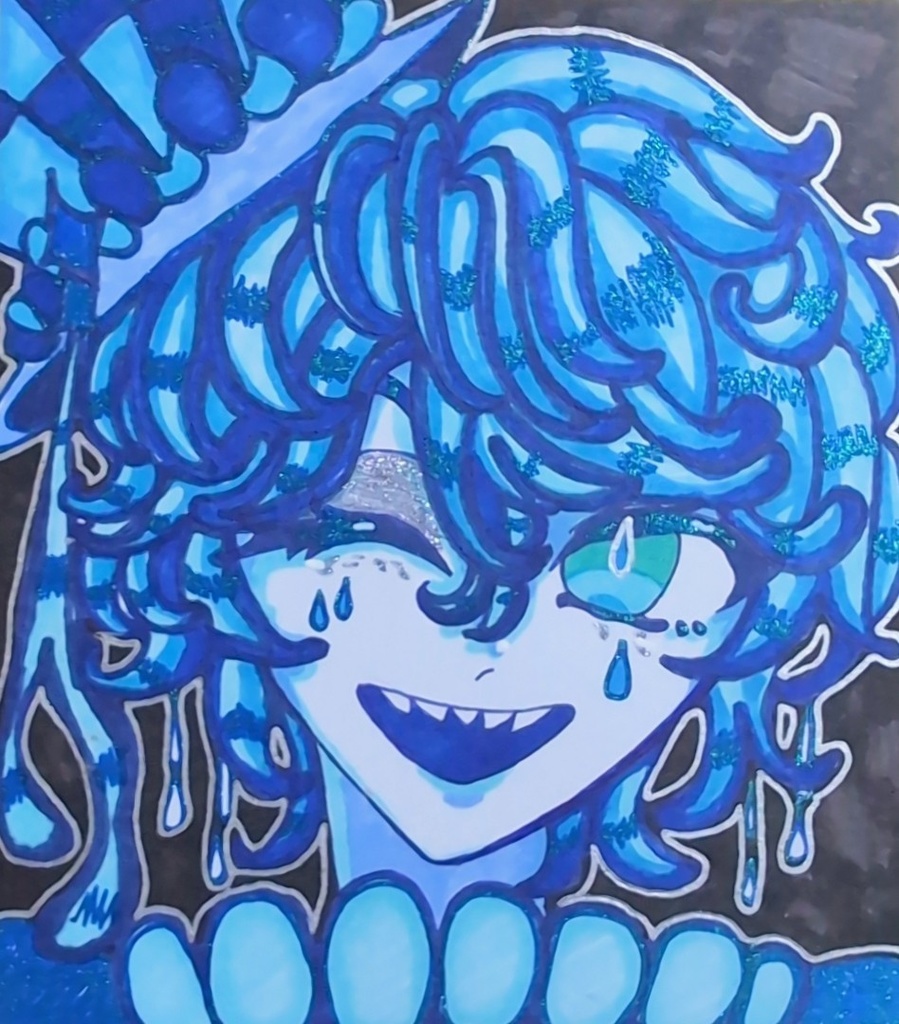 ピエロ青