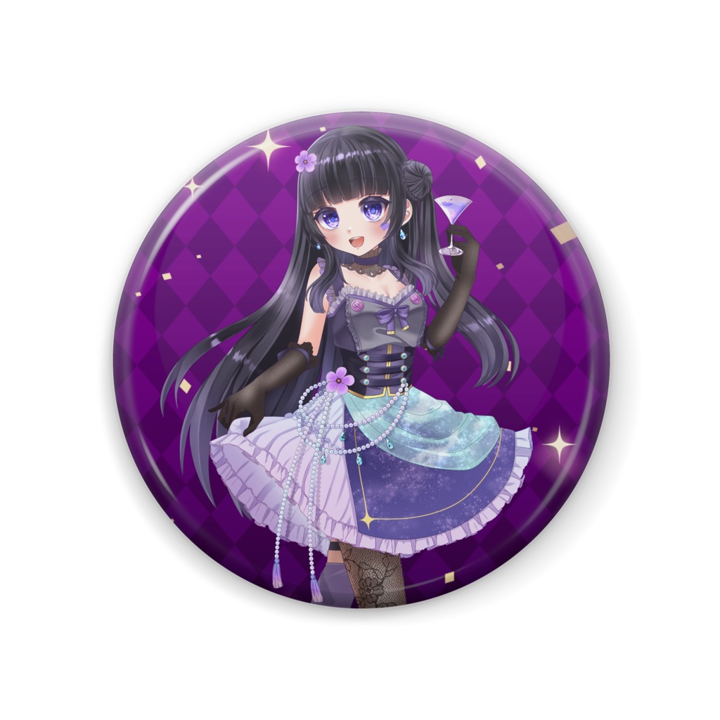 あずまよるキービジュアル缶バッジ