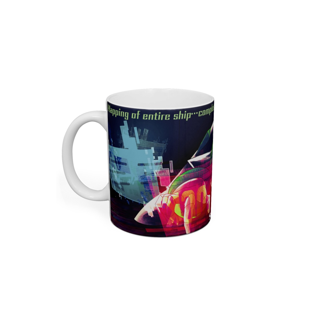 怖い顔した蛇のマグカップ