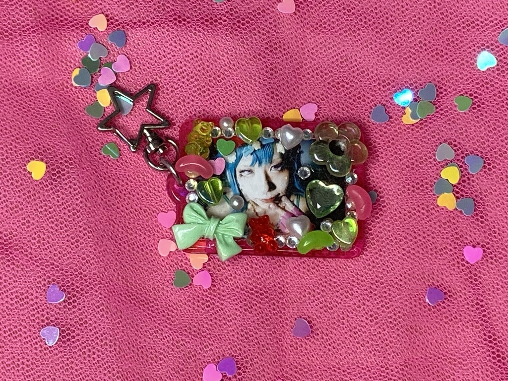 デコ盛りキーホルダー(クリスマスギャル)