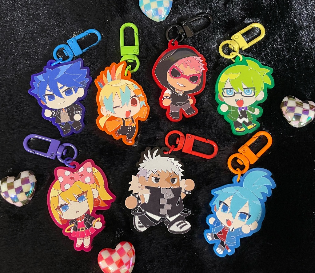 7人衆擬人化アクキー