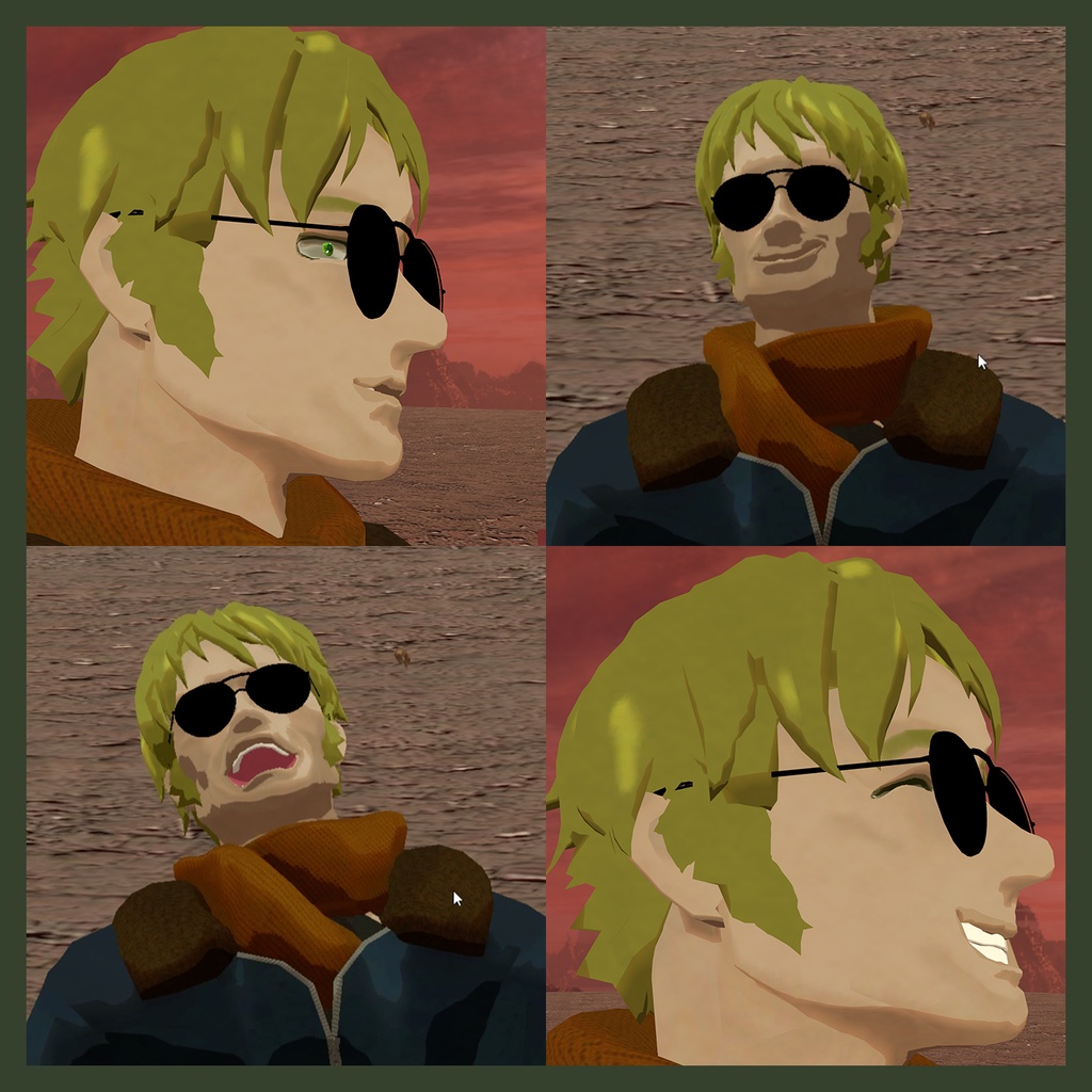 ドーナツ好き不時着兵「ドネリー軍曹」(VRChat対応アバター)