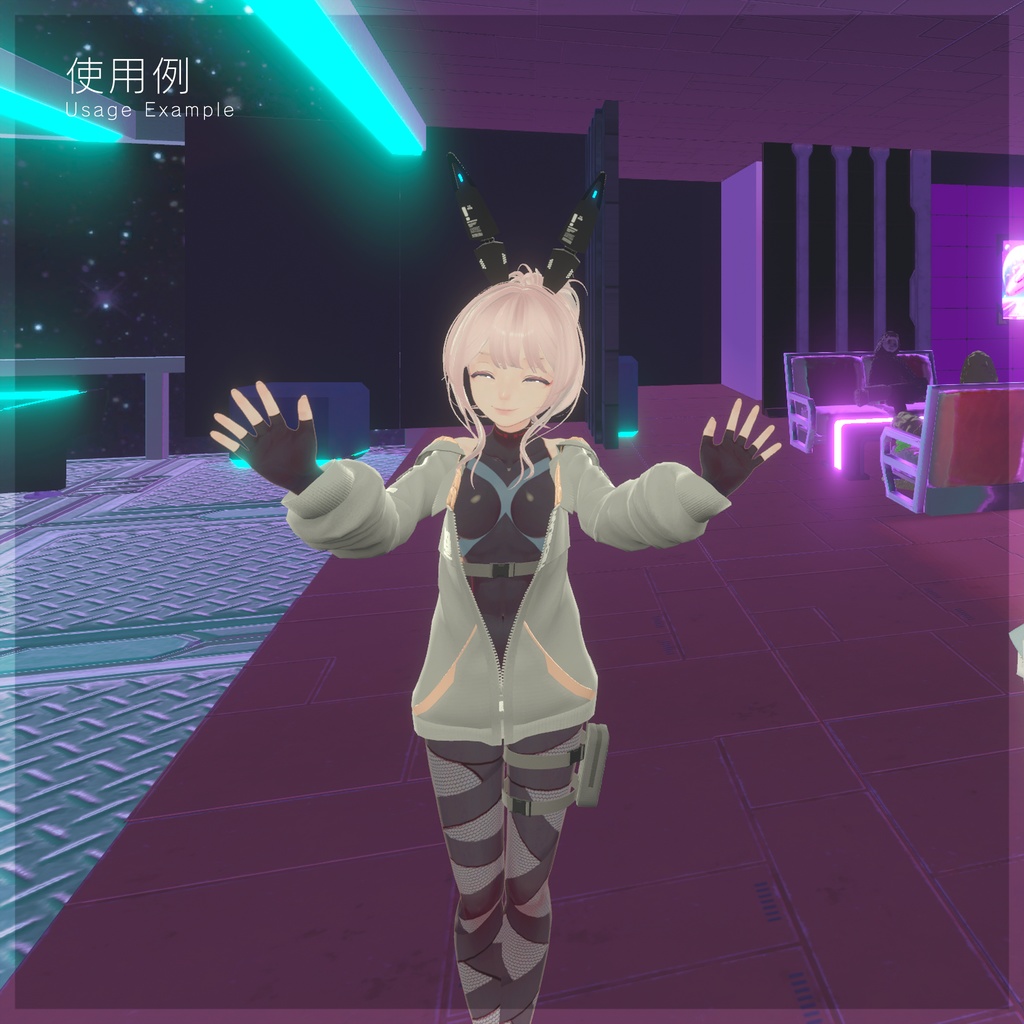 モブアバター+モーション&ボイスセット set1 Bunny Girls/Avatar NPC System 対応