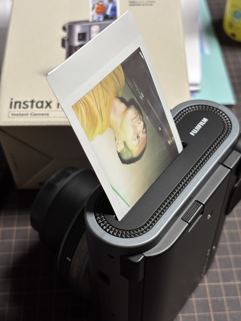 新しいチェキ機でテスト撮影した幻のチェキ