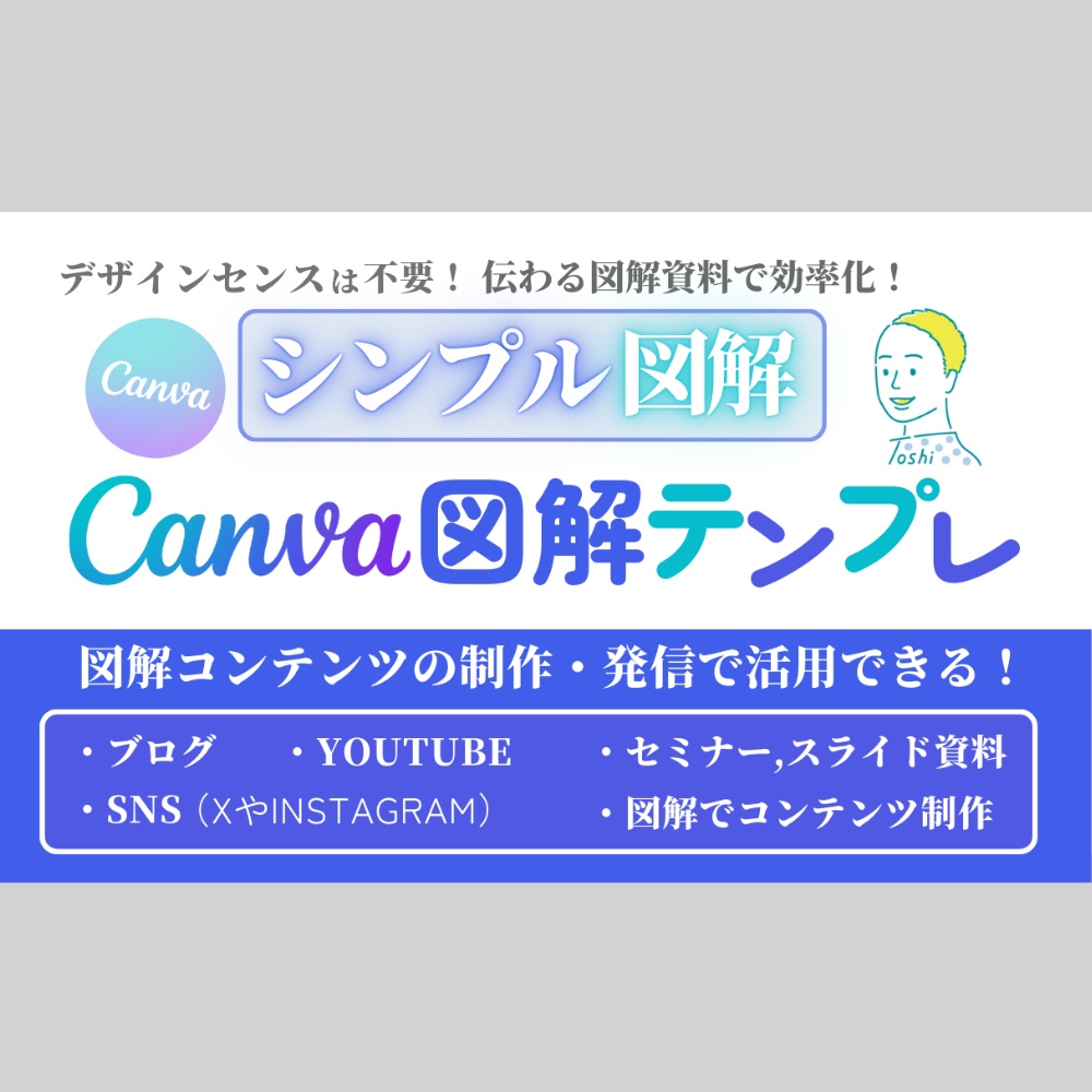 Canva図解テンプレート【伝わる図解資料で情報発信を効率化】