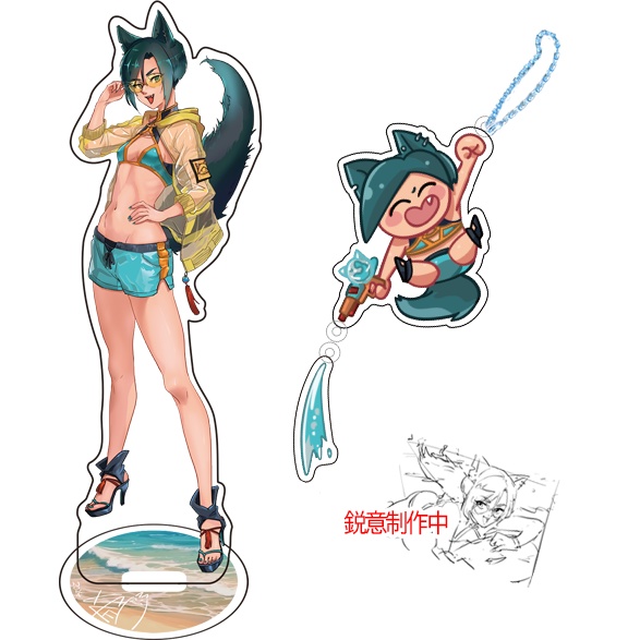 カケチ夏アクスタ+特典ポスカ+ゆらゆらアクキーセット2024【受注生産】