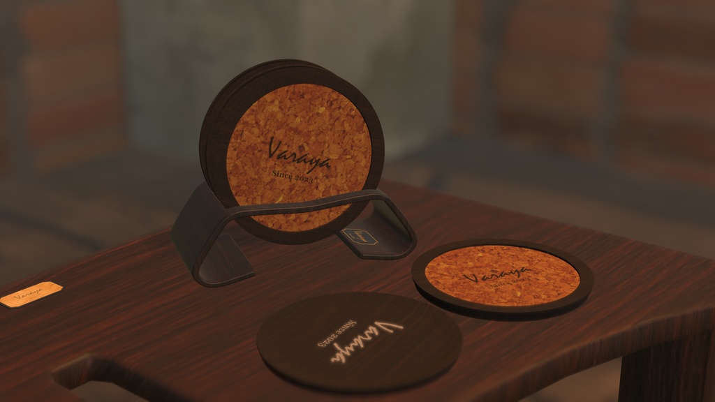 【VRChat想定】ワインラック2種【VARAYA】