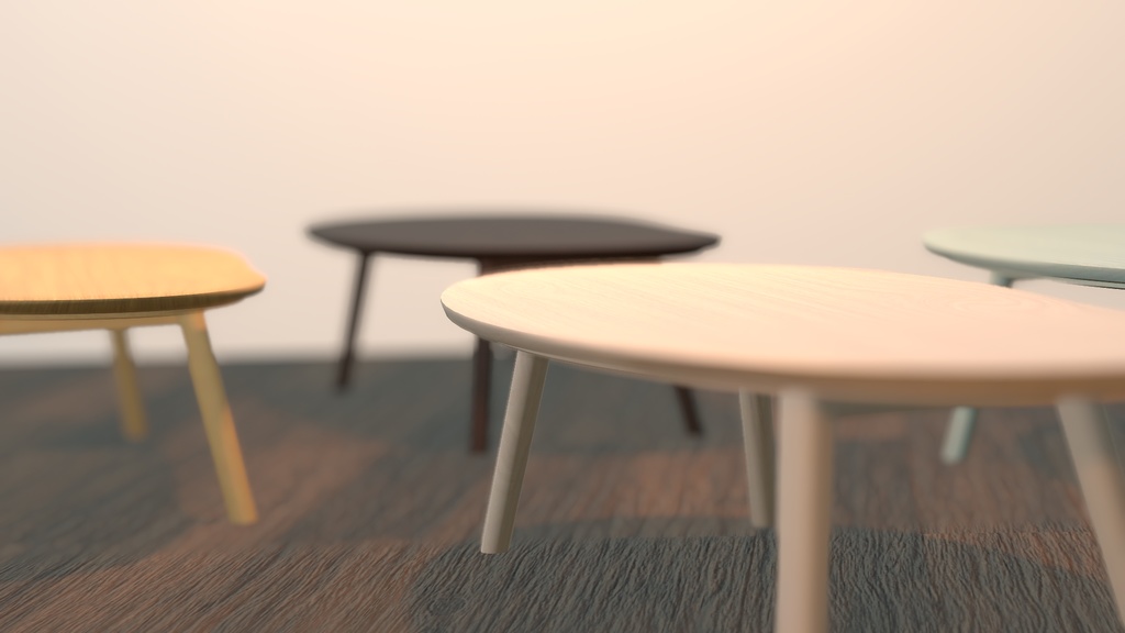 【VRChat想定】ローテーブル【VARAYA】