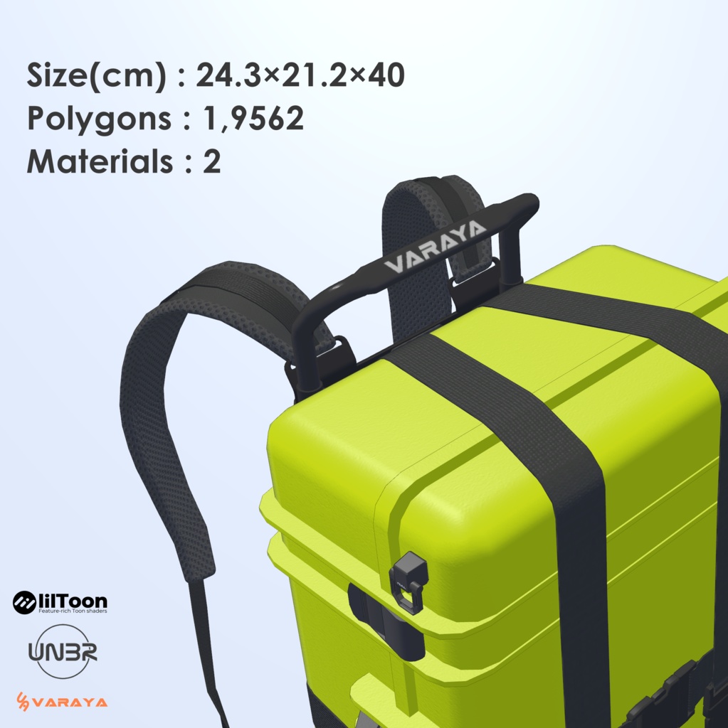 【VRChat想定】Backpack【VARAYA】