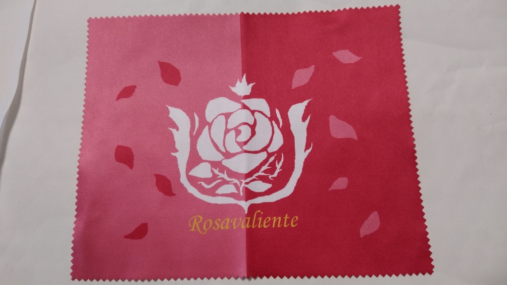 ロサヴァリエンテ家紋の眼鏡拭き