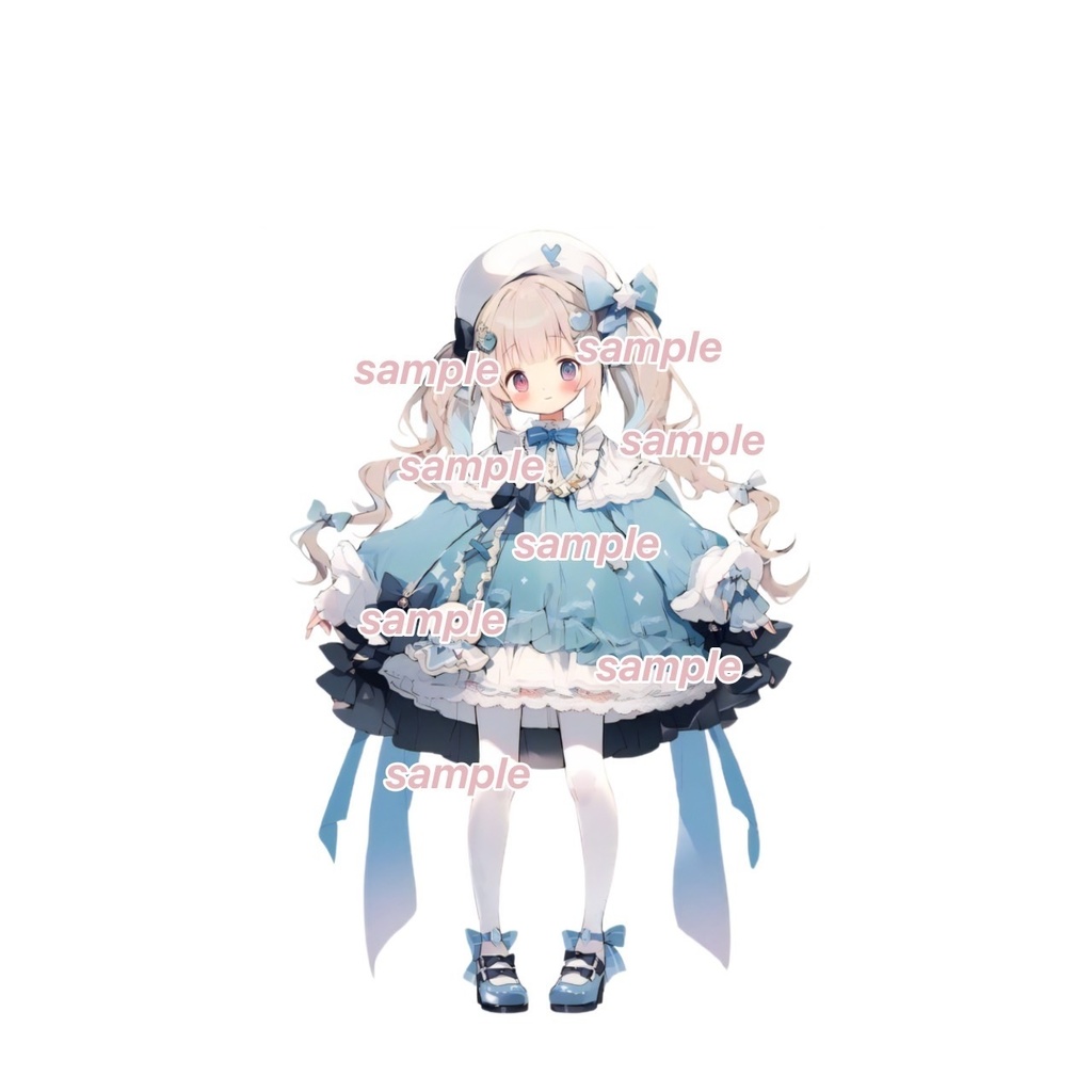 【完売】1点限定!IRIAM対応立ち絵@すぐに配信7点セット