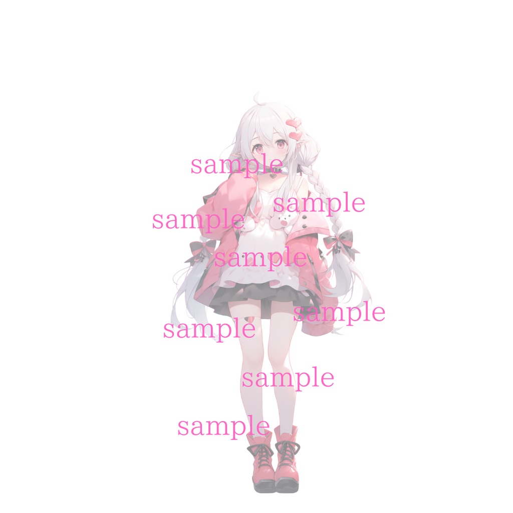 1点限定!IRIAM対応立ち絵@すぐに配信4点セット