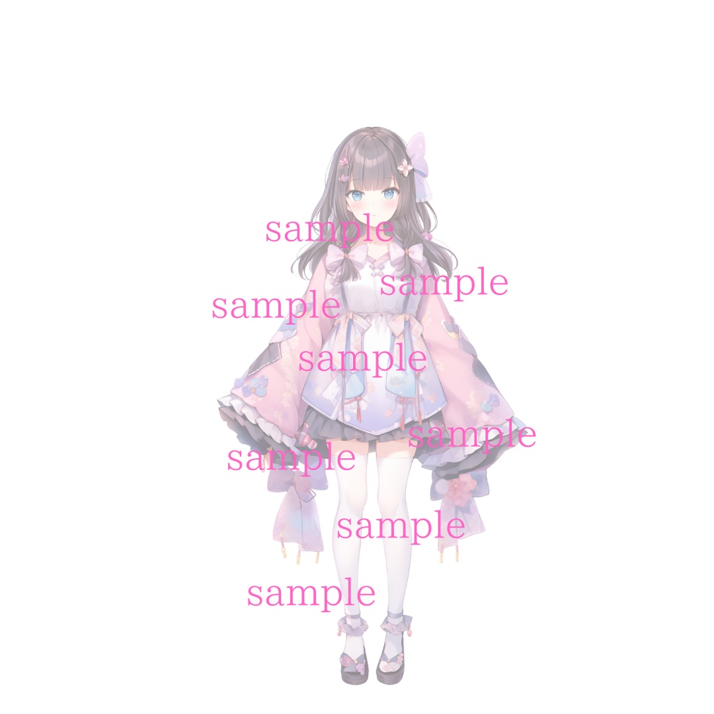 【完売】1点限定!IRIAM対応立ち絵@すぐに配信4点セット