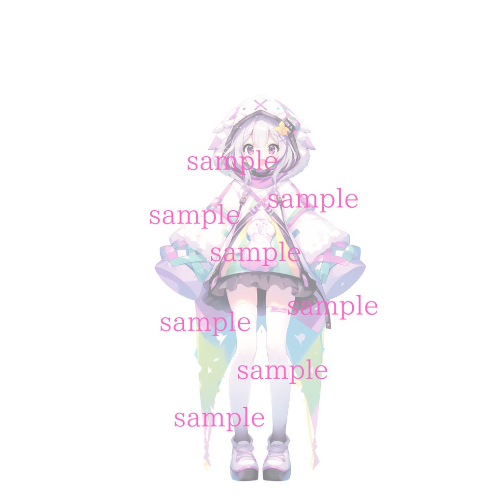 1点限定!IRIAM対応立ち絵@すぐに配信4点セット