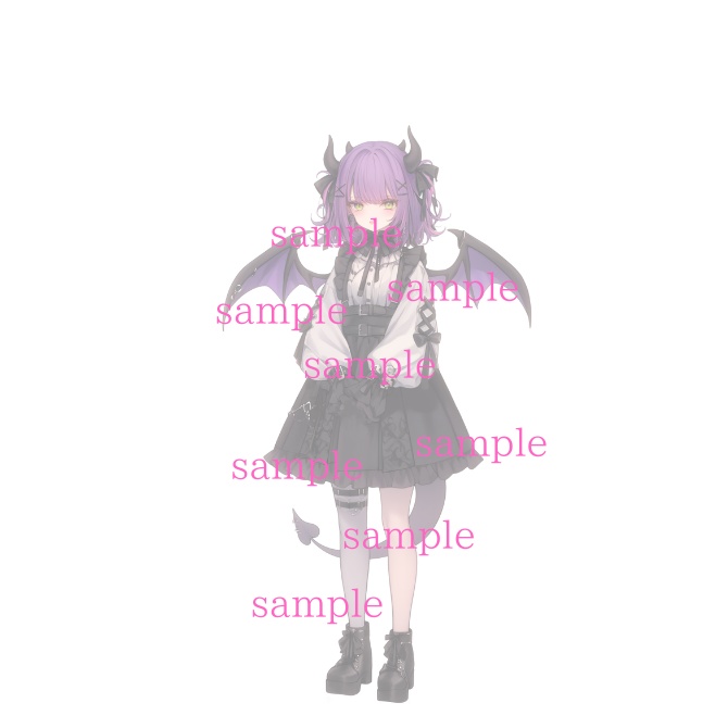 1点限定!IRIAM対応立ち絵@すぐに配信4点セット