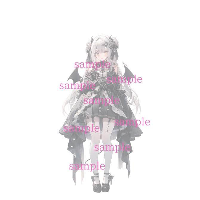 1点限定!IRIAM対応立ち絵@すぐに配信4点セット