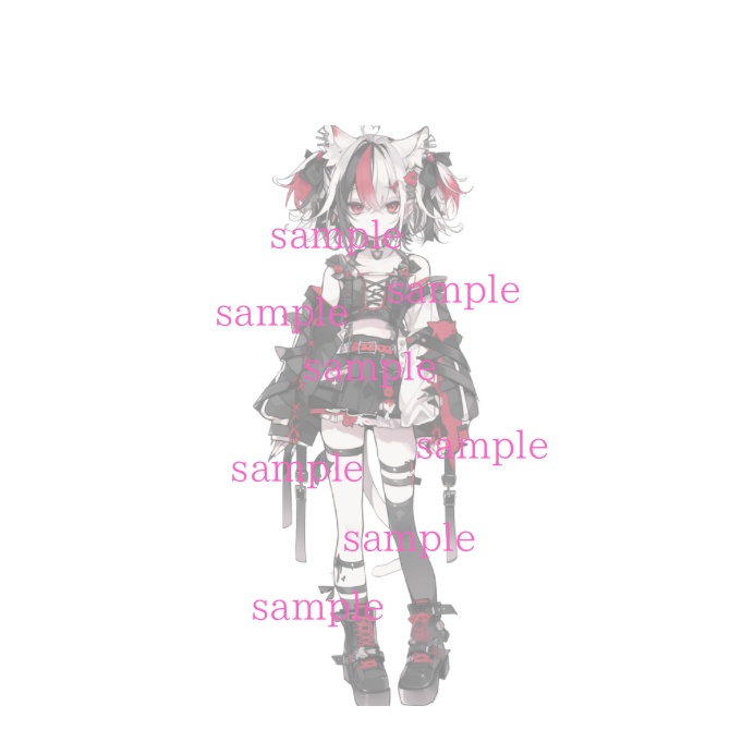 1点限定!IRIAM対応立ち絵@すぐに配信4点セット