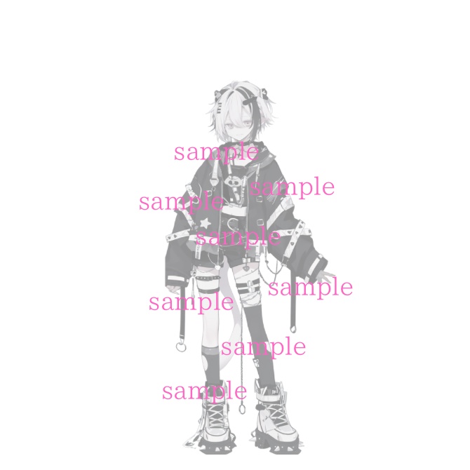 1点限定!IRIAM対応立ち絵@すぐに配信4点セット