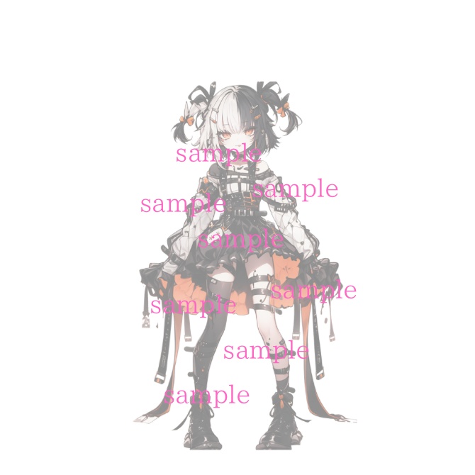 【完売】IRIAM対応立ち絵@すぐに配信4点セット