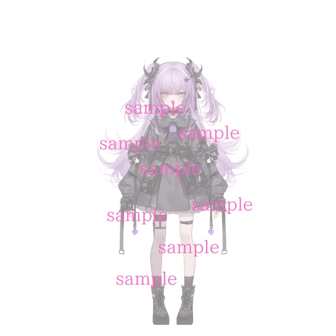 1点限定!IRIAM対応立ち絵@すぐに配信4点セット