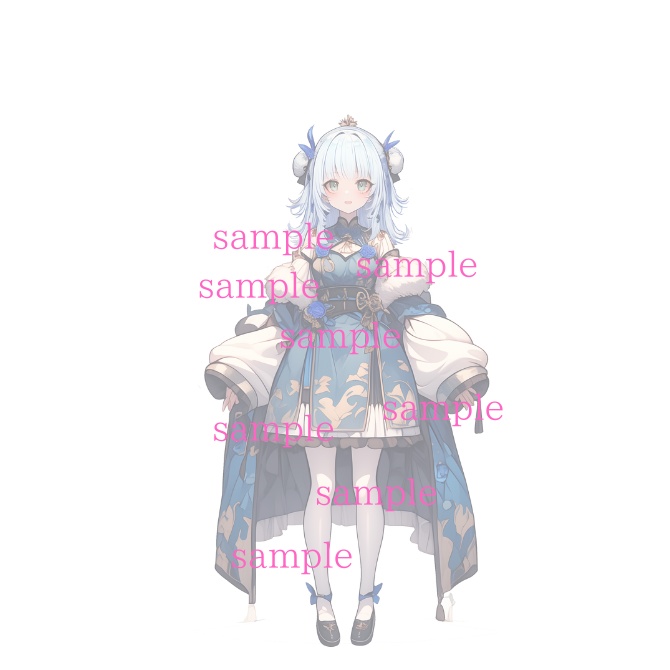 1点限定!IRIAM対応立ち絵@すぐに配信4点セット