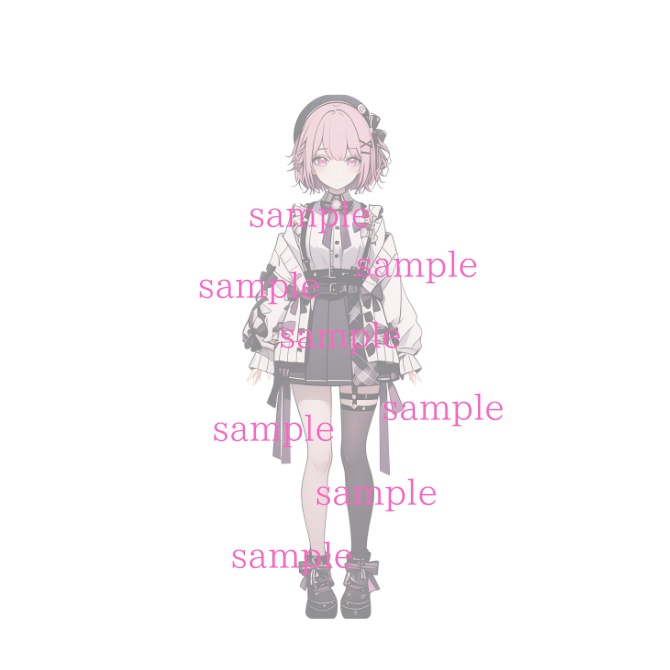 【完売】1点限定!IRIAM対応立ち絵&キービジュアルセット