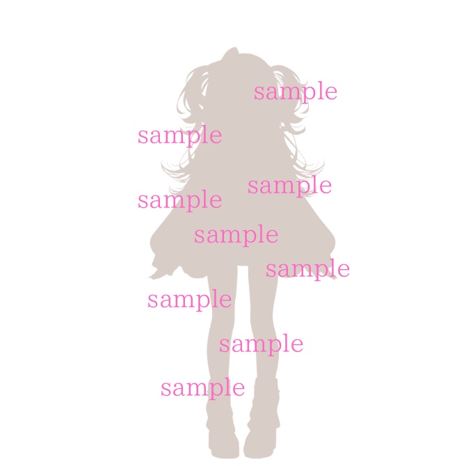 1点限定!IRIAM対応立ち絵&キービジュアル&シルエット