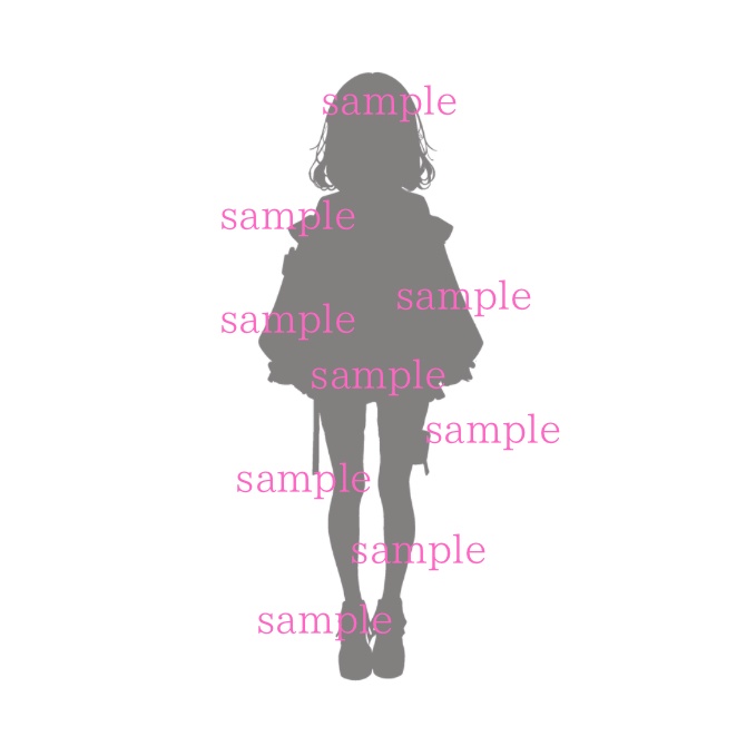 1点限定!IRIAM対応立ち絵&キービジュアル&シルエット