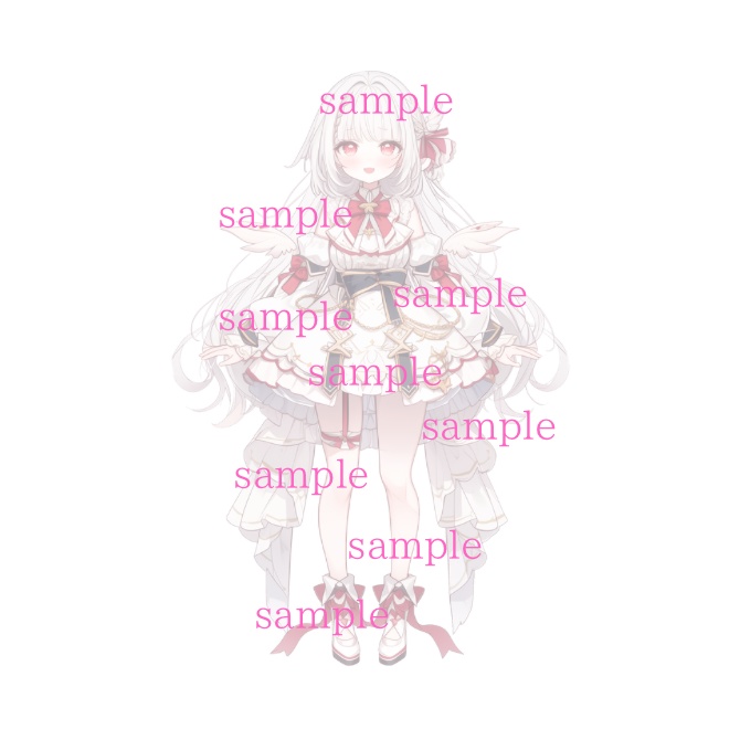 1点限定!IRIAM対応立ち絵&キービジュアル&シルエット