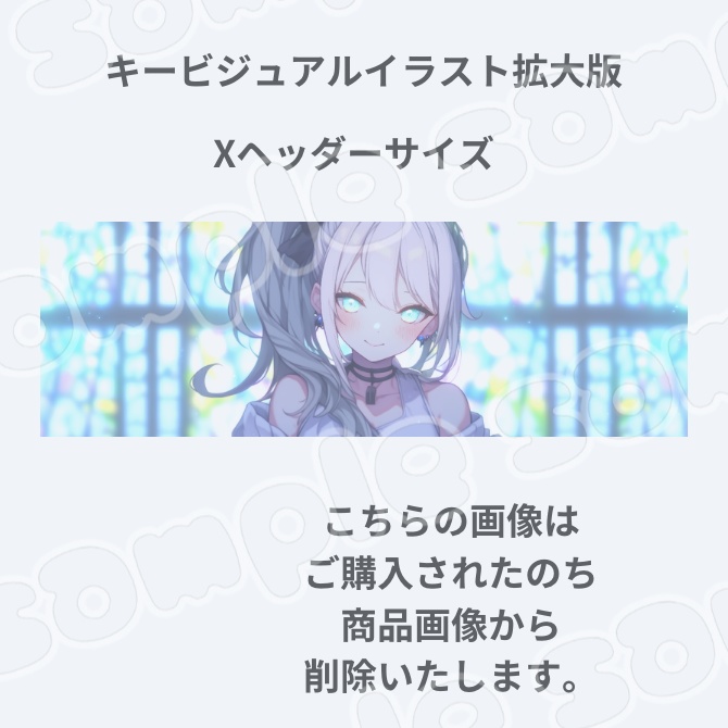 1点限定!IRIAM対応立ち絵&キービジュアル&シルエット